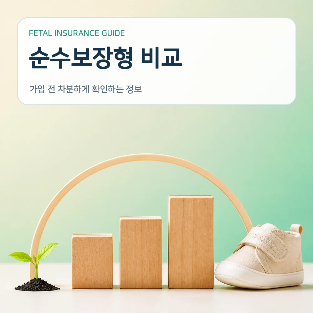 태아보험 순수보장형 비교