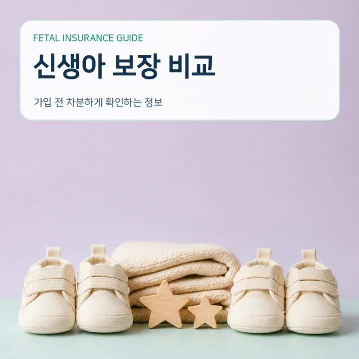 태아보험 신생아 보장 비교