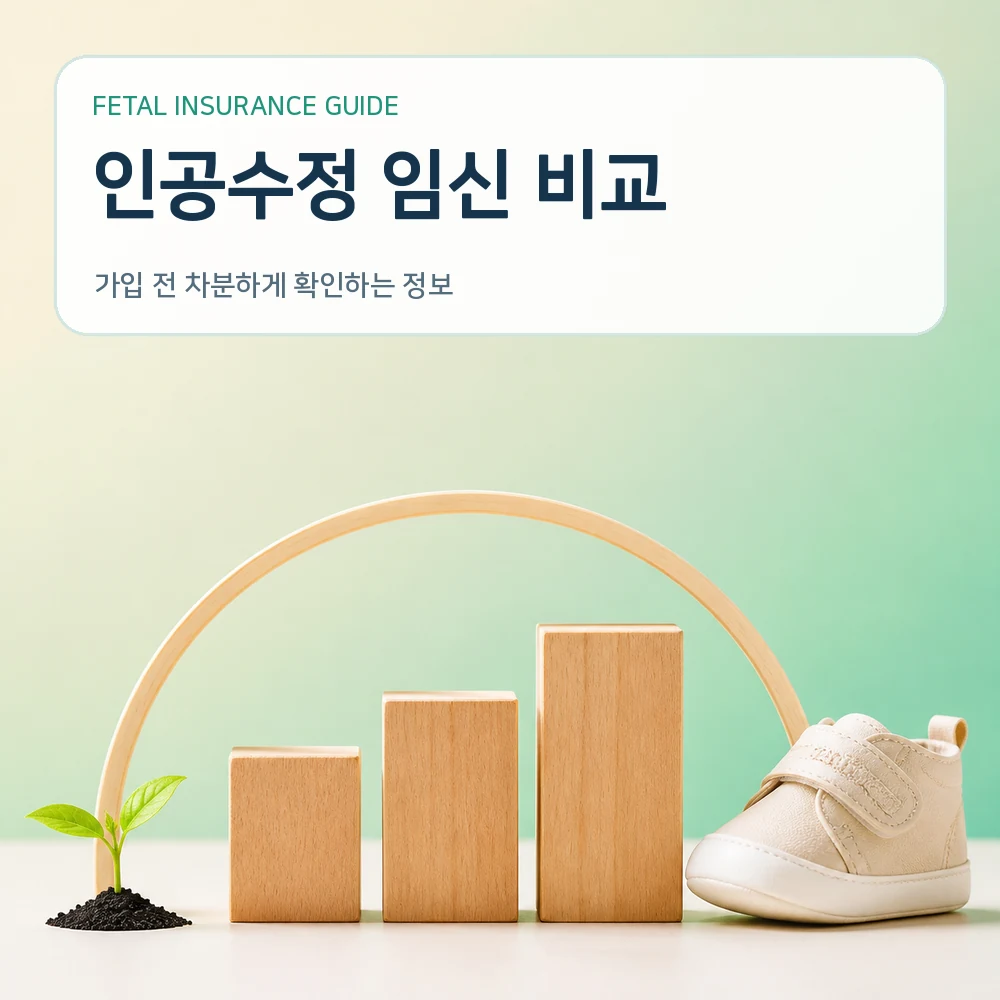 태아보험 인공수정 임신 비교