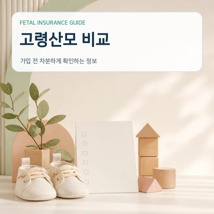 태아보험 고령산모 비교